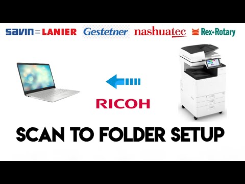 Video: Bagaimanakah cara mengimbas folder dalam Ricoh?