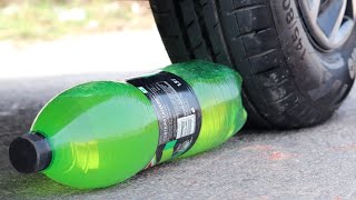 Be Relaxing satisfying | crushing crunchy soft things by Big wheel smash experiment car | Animation screenshot 5