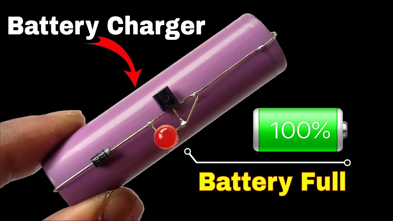 Simple 3.7V Automatic Battery Charger