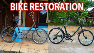 RESTORATION BIKE FROM RUSTED BICYCLE