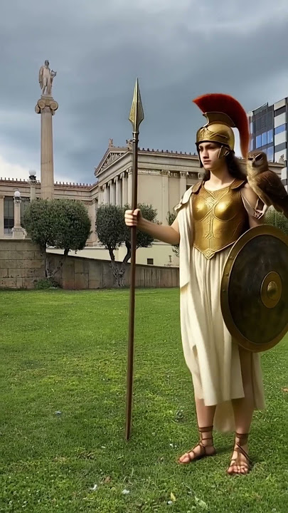 The Goddess Athena descended into the center. And for a moment, everything froze.#Athens
