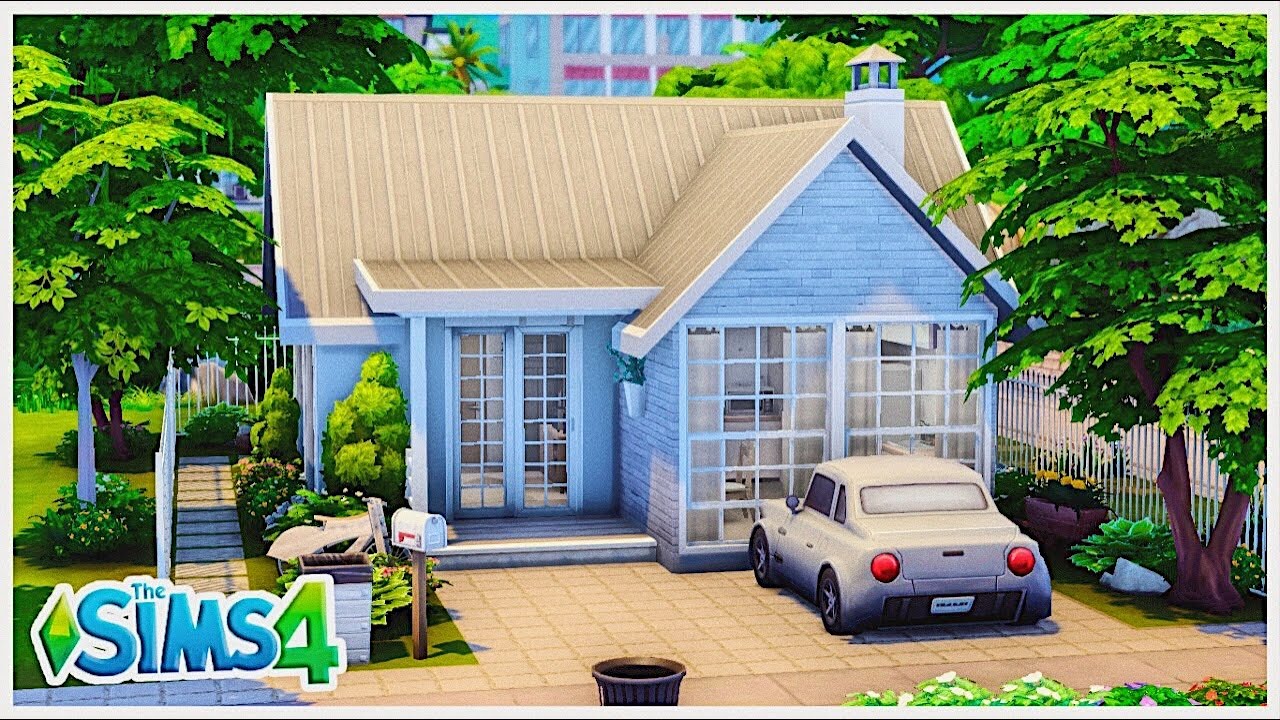 CASA INICIAL #2 - Povoando New Crest 🏡🤍 │NO CC│The Sims 4│(Speed Build)