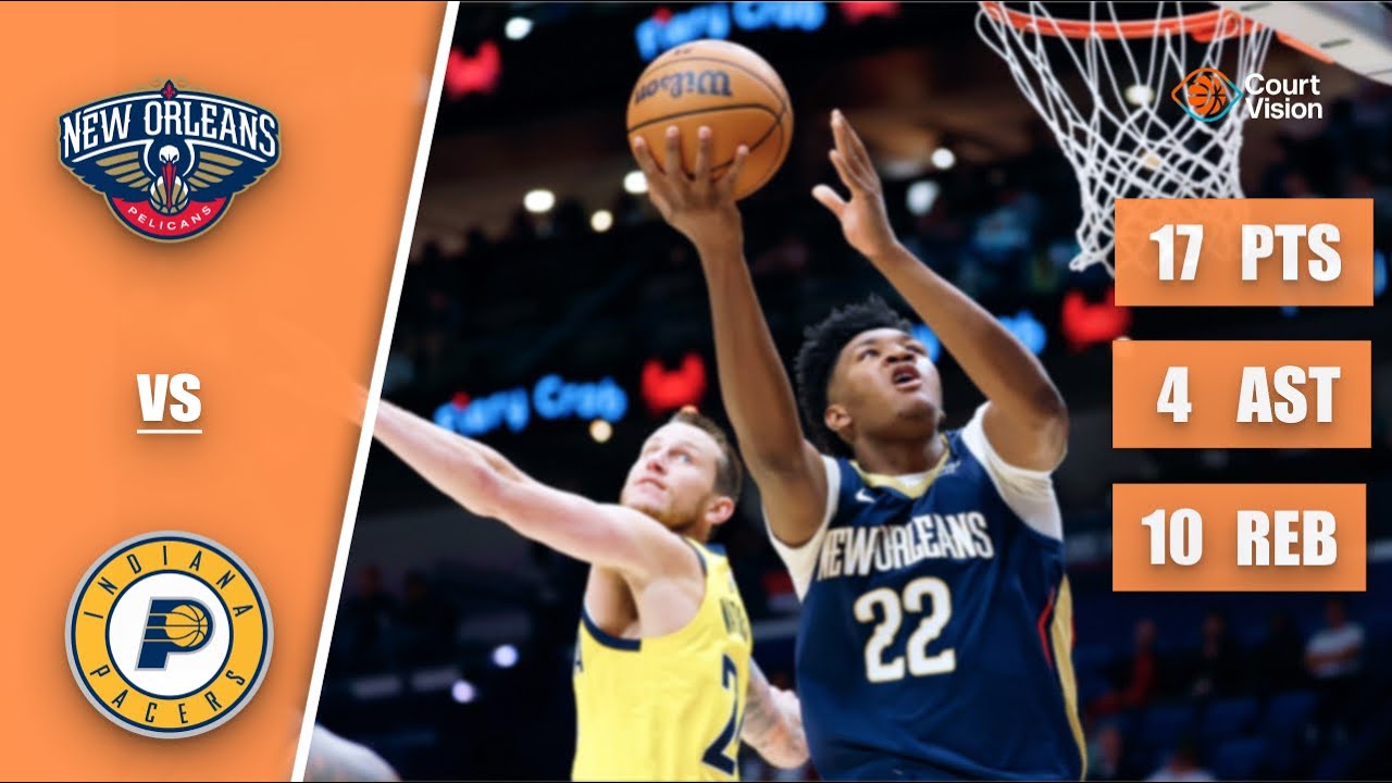 Derik Queen - 17 Points, 10 Rebounds, 4 Assists vs Pacers - 2025-26 Regular Season