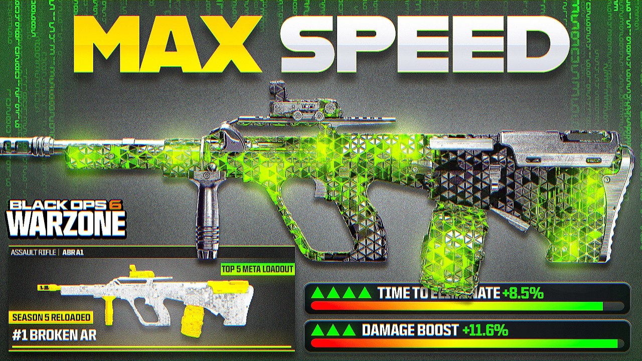 Эта сборка ABR A1 AR теперь МЕТА в WARZONE BO6! (Лучшая сборка штурмовой винтовки Warzone 3)