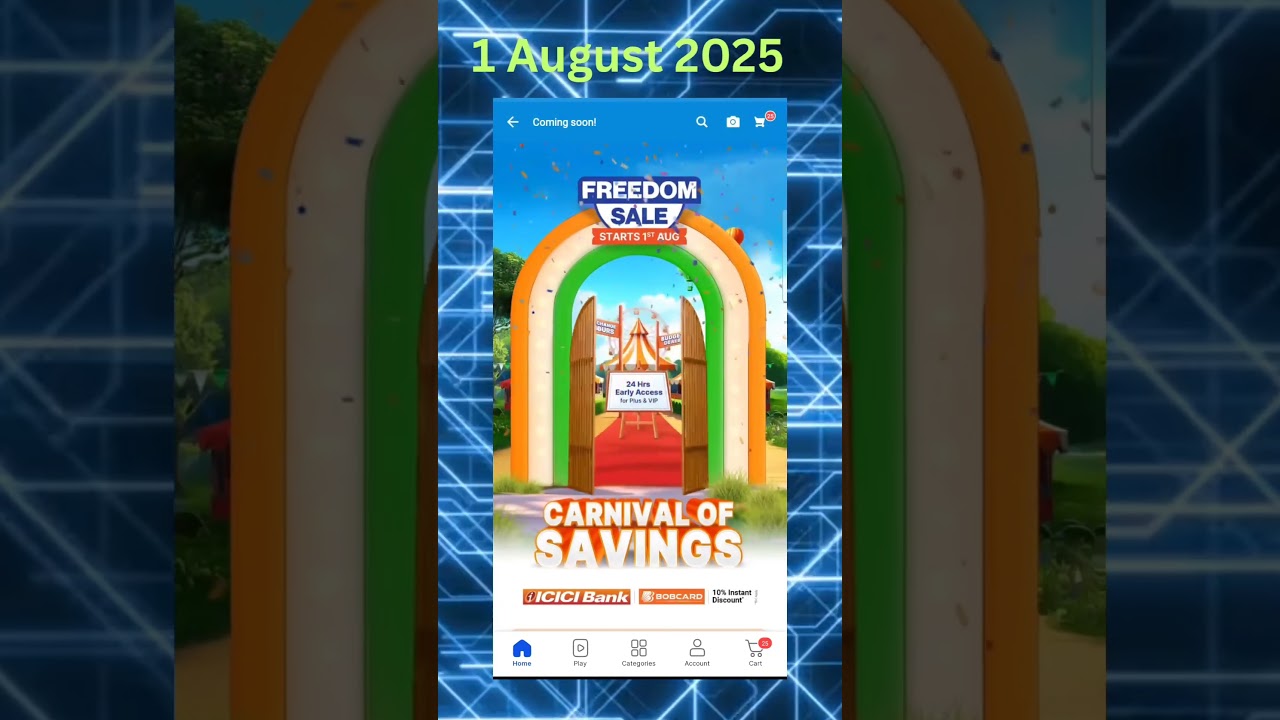 🔥 Flipkart Freedom Sale is here! 🎉 Unbeatable discounts on electronics, fashion, home, and more!