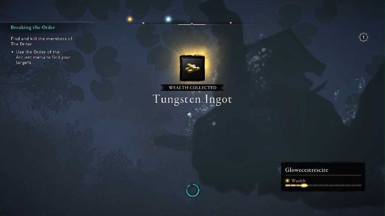 Assassin's Creed Valhalla - Wealth (Tungsten Ingot) - Druid's Cottage - Glowecestrescire