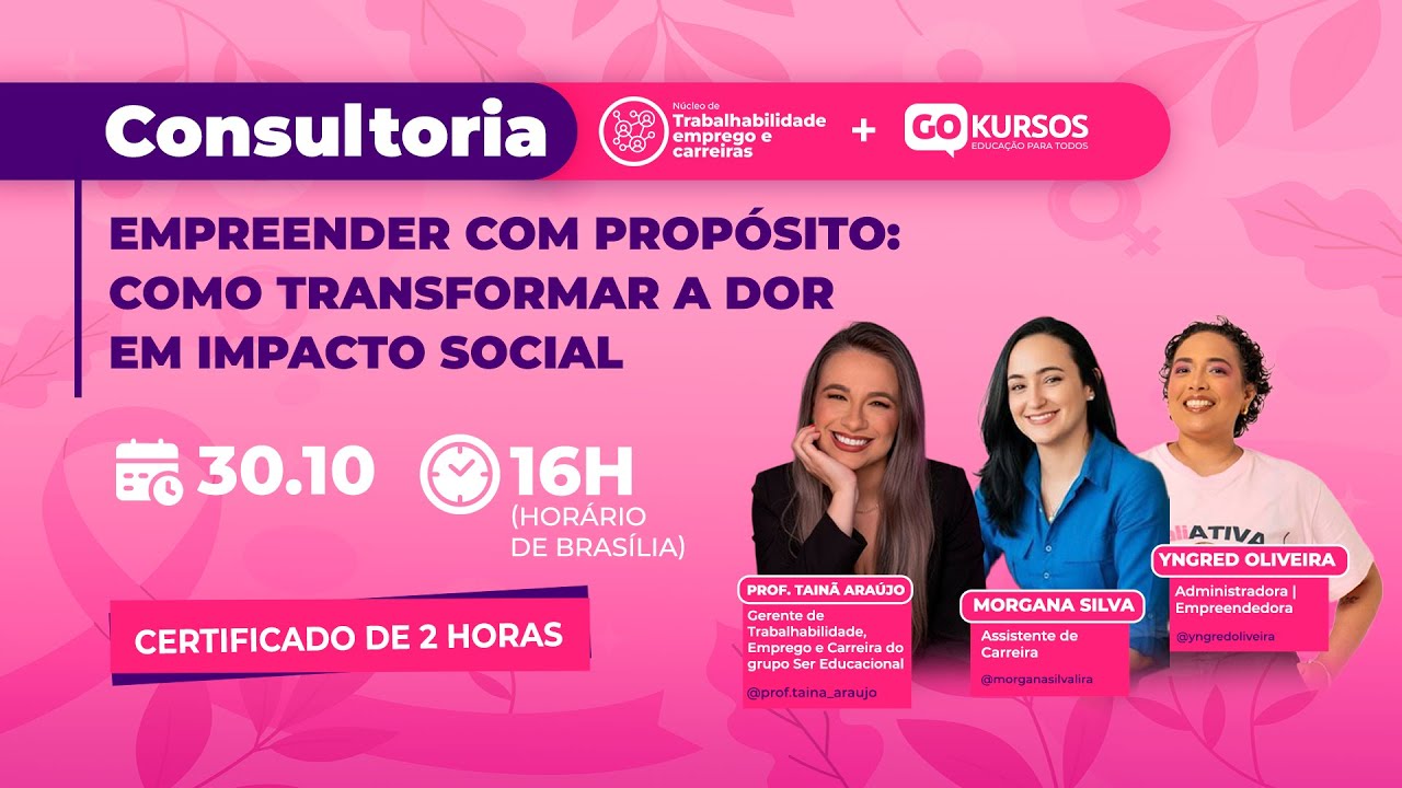 Empreender com propósito: como transformar a dor em impacto social