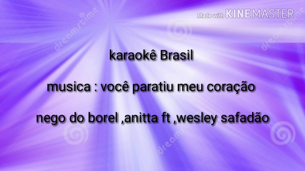 Letra Da Música Você Partiu Meu Coração Nego Do Borel