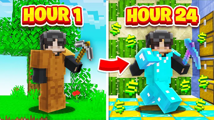 OUR *INSANE* FIRST 24 HOURS! (RICH) | Minecraft Skyblock | Complex Skyblock [1]