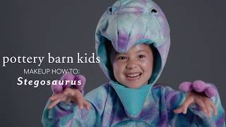 Easy Halloween Makeup Tutorial - Stegosaurus Costume for Pottery Barn Kids