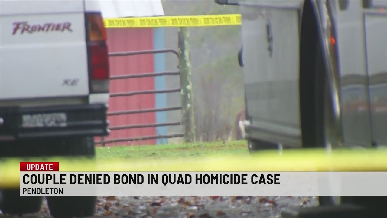 Bond denied for couple charged with 2015 quadruple homicide - YouTube