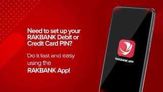 How to set up your card PIN using the RAKBANK App screenshot 2