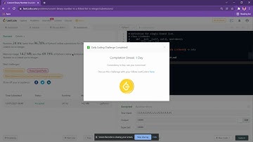 Convert Binary Number in a Linked List to Integer Leetcode Daily Challenge Bitwise Solution 97% fast