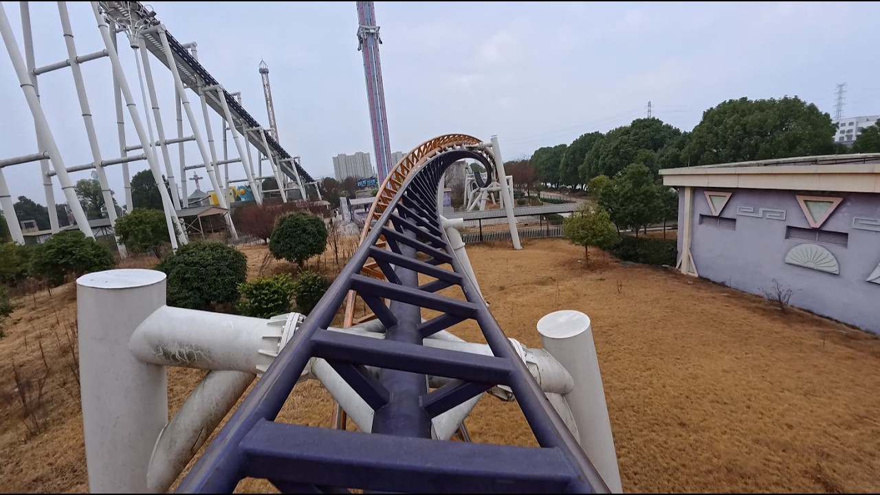 Twin Dragon (Sitting) onride mounted 4K  60FPS POV Oriental Neverland - Coldplay Kingdom