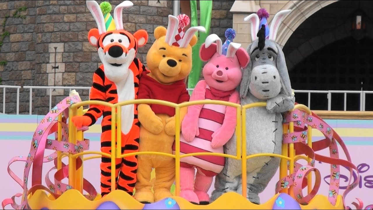 Tdl シュール 微動だにしないプーさんたち イースターワンダーランドのアドリブ集 Tokyo Disneyland Disney S Easter Wonderland 10 12 Youtube