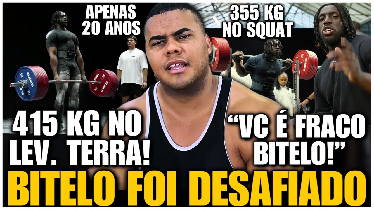 POLÊMICA! BITELO É FRACO ? ELE FOI DESAFIADO POR ATLETA DE 20 ANOS QUE ...