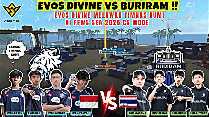 FULL MATCH‼️EVOS  DIVINE VS BURIRAM FFWS Sea Spring 2025 - Clash Squad Day 1