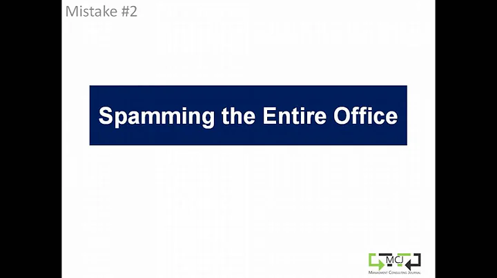 Top 5 Mistakes Aspiring Management Consultants Make