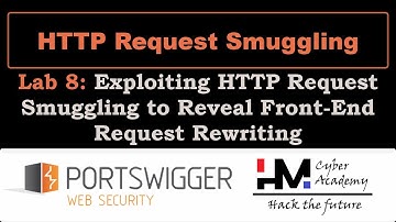Lab 8 | Exploiting HTTP Request Smuggling to Reveal Front-End Request Rewriting #BugBounty
