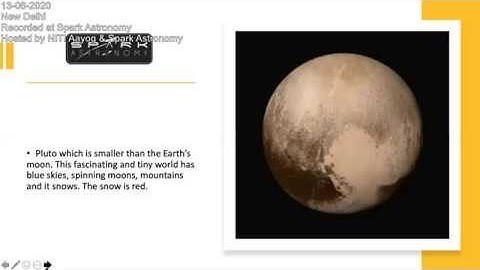 Astronomy Lecture-3 Pluto Has a Heart