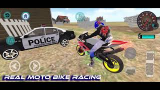 Real Moto Bike Racing Cop Cars Chase Game 2019 Promo 1 screenshot 4