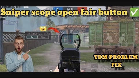 Sniper Gun Problem Automatic Scope Open How to Solve | Pressed fair Button Scope Open Problem Solve