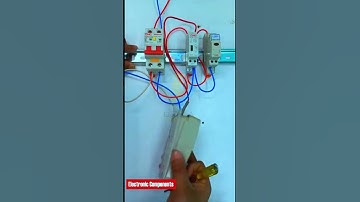 Pulse relay connection with foot switch  Pulse relay is a mechanical bistable relay #shots