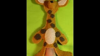 Giraffe Finger Puppet