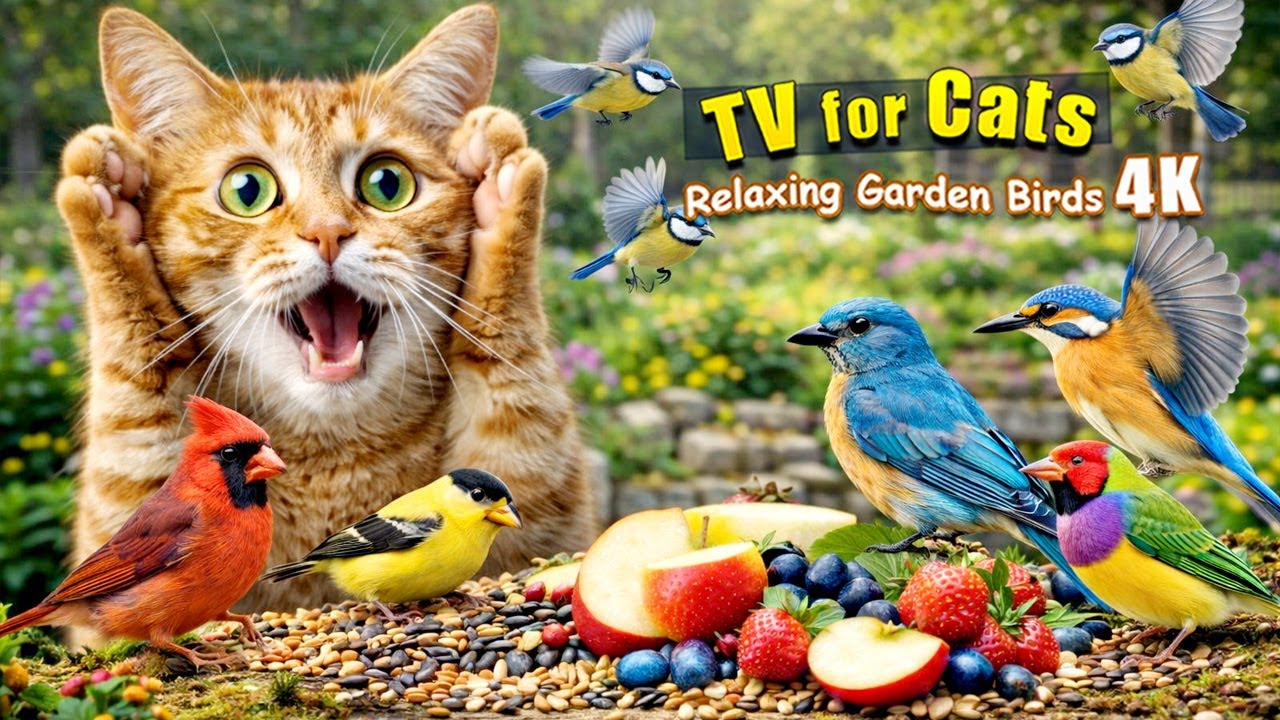 🔥 Pets Can’t Stop Watching 😺🐦 Giant Birds in Golden Wheat Fields | Ultimate Cat TV 4K