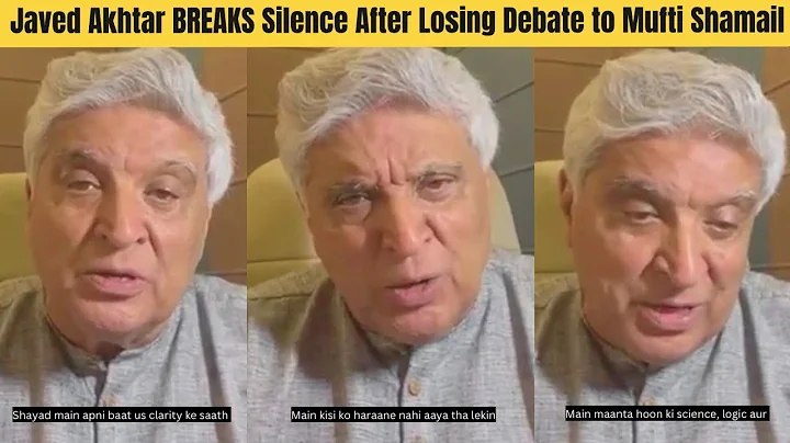 Javed Akhtar BREAKS His Silence After Losing Debate to Mufti Shamail Nadwi on ‘Does God Exist? 