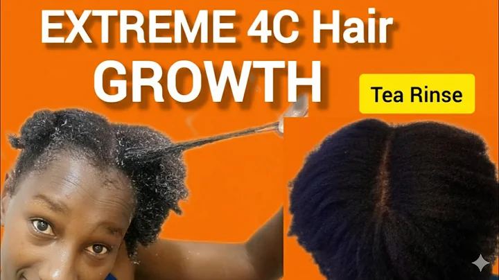 HERBAL Tea Rinse for LONG & THICK 4C Hair 🌿 | Hibiscus, Moringa & Rosemary+ (WASH DAY)