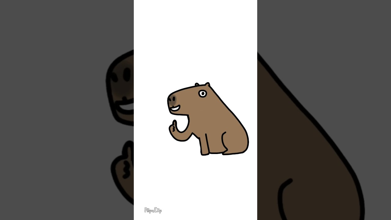 A CAPIVARA É O BICHO MAIS LEGAL - ANIMAÇÃO (@cartoonsbiel8538) 