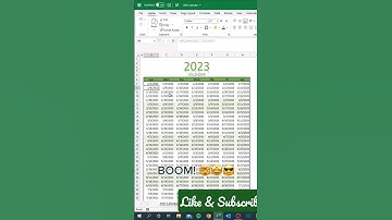 Quick Creat a  calendar in Excel | #shorts #excel #calendar @learneverythingonline4u 😃😃😃😃😃
