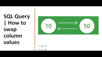 SQL Query | How to swap column values​​