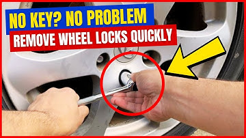 How to Remove Wheel Locks Without A Key Tool 🔓(Quick & Easy DIY Hack)