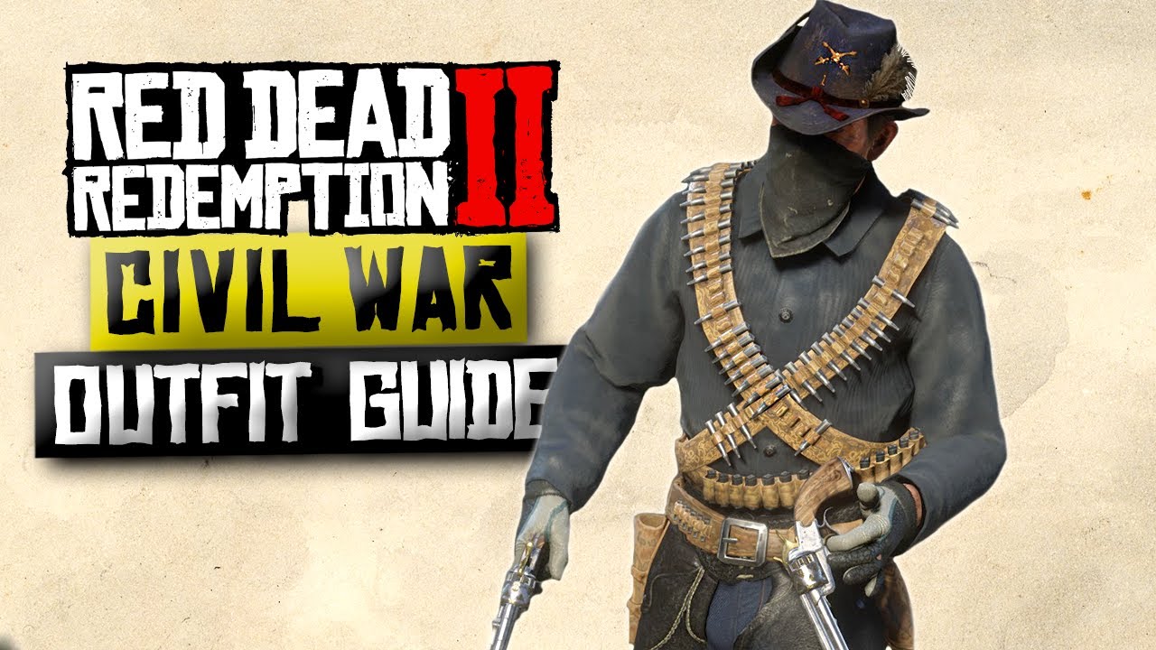How To Create Custom CIVIL WAR Soldiers - Red Dead Online RDR2 Outfit Guide  - YouTube