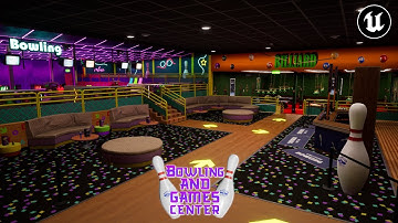 Bowling And Game Center - Trailer Unreal Engine 5