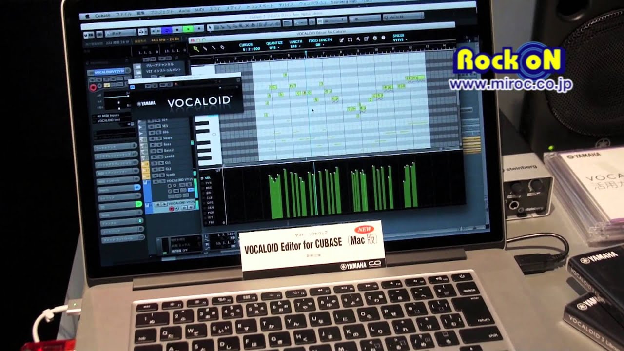 VOCALOID Editor for CUBASE （Mac版）by Rock oN