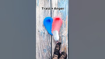 What Color do Mixed Emotions Make?? #colormixing #satisfying #insideout #mixingthings