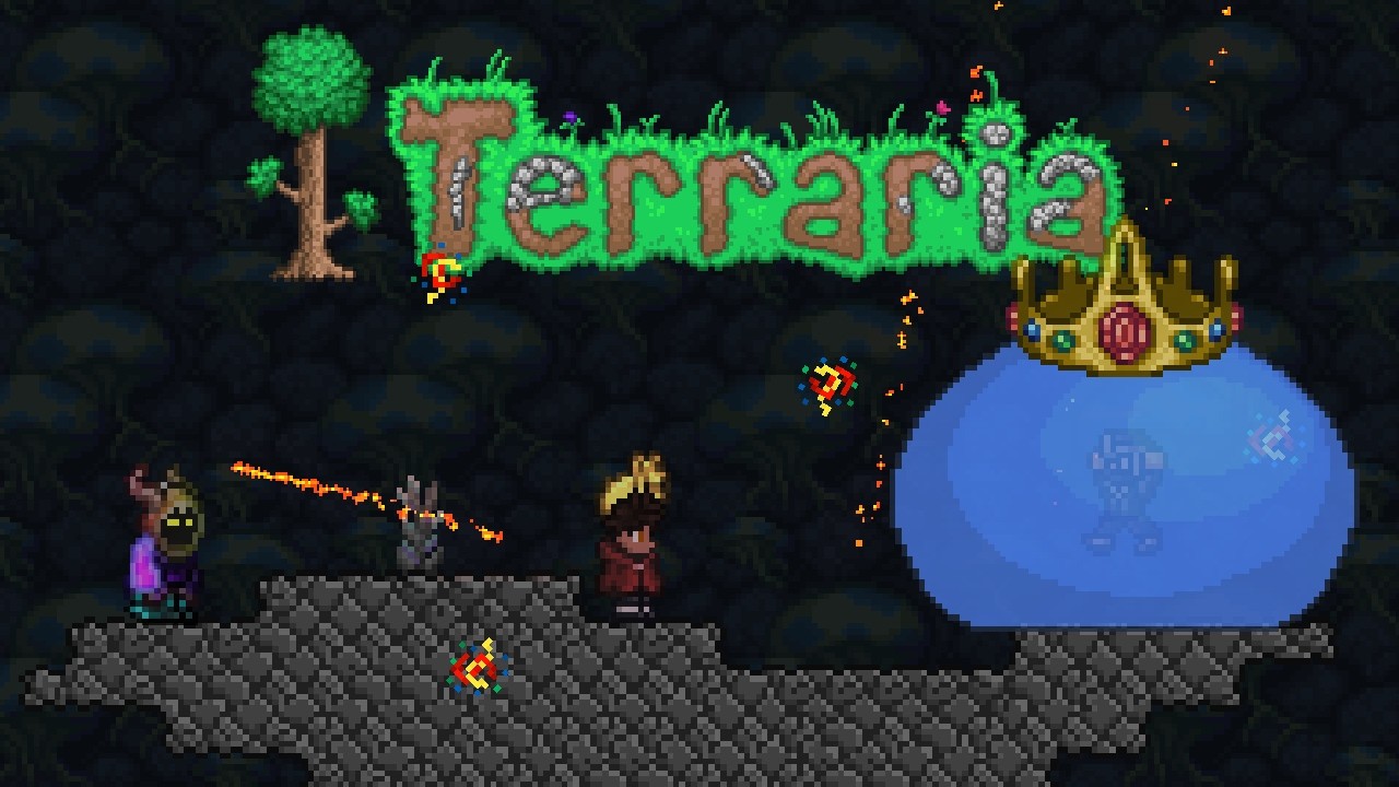 Dusk plays Terraria: Episode 11teen: Finally beat King Slime & Torch God!!!!