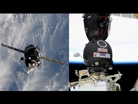 Soyuz MS-17 docking