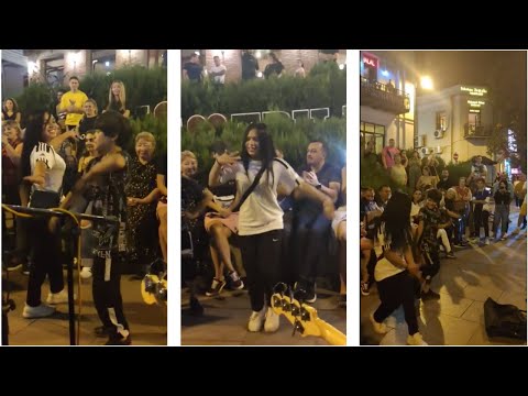 და - ძმის ცეკვა ქუჩაში (ლეზგინკა) | ამას ჰქვია მაგარი შესრულება!!!