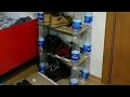 Reuse Waste Water Bottle Into Shoe Stand