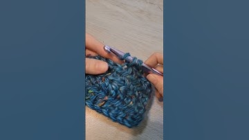 Single Crochet front loop only (sc flo) (sc tfl)