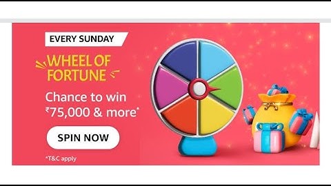 Amazon Every Sunday Wheel of Fortune Quiz Answers Today|4 December 2022 | Daily Quiz Time