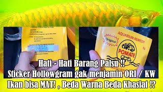 🔴 How to Check Original / Fake Pomate Aquarium Remedy for Super Red Arowana fish, guaranteed ORIG...