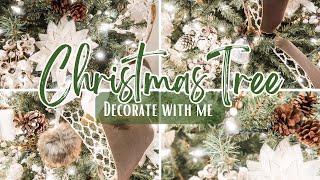 CHRISTMAS TREE DECORATE W/ ME 2023 || NEUTRAL CHRISTMAS || PEACEFUL, SNOWY CHRISTMAS DECOR by Motivated Mama 1,494 views 7 months ago 12 minutes, 23 seconds