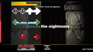 [DDR EDIT] Across the nightmare / Jimmy Weckl (Lv. 15)
