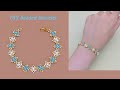 DIY Beaded Bracelet with Only Seed Beads. How to Make Beaded Bracelet with Seed beads米珠串珠手链