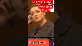 Amber Caught Smirking in court about the kitchen video #justiceforjohnnydepp #justiceforjohnny